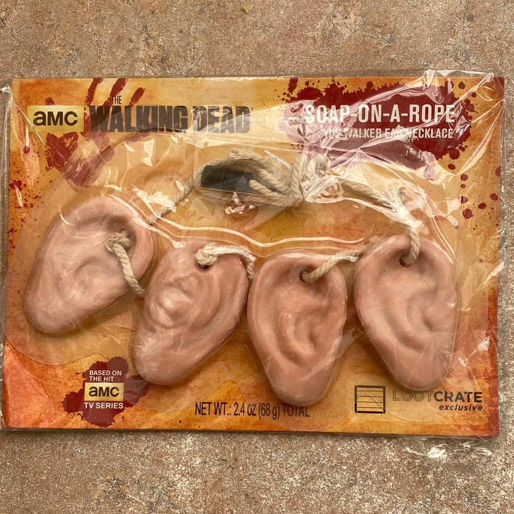 AMC The Walking Dead soap on a rope Daryl’s walker ear necklace